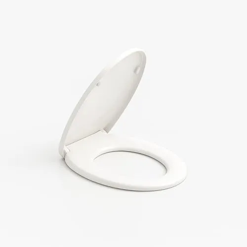 CLEANFORM O – Toilettensitz O-FORM mit Absenkautomatik (Soft-Close), Schnellverschluss & Top-Montage, hygienischer WC-Sitz aus PP, leise, langlebig & leicht zu reinigen, universelle O-Form