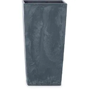 Prosperplast Urbi Square Übertopf, anthrazit, 27 x 50 x 27 cm, aus Kunststoff, für innen und außen, mit Innentopf