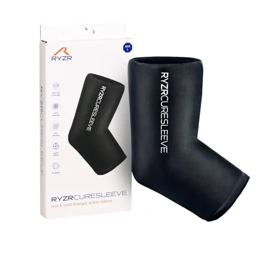 RYZR Curesleeve Knöchelbandage (L) – 360° Kompression für optimale Unterstützung
