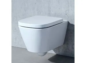 LAUFEN MEDA Wand-WC spülrandlos mit WC-Sitz von LAUFEN