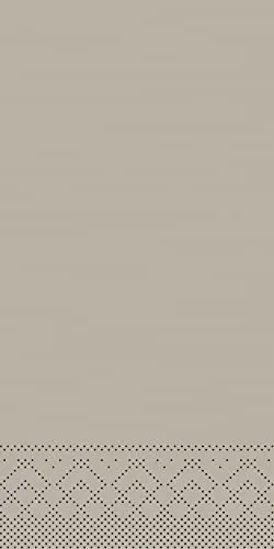 MANK Serviette in BEIGE GREY aus 3-lagigem Tissue, 33 x 33 cm, 1/8 Falz, saugstarke Einmalserviette, 100 Stück, Ideal für Gastronomie & Events