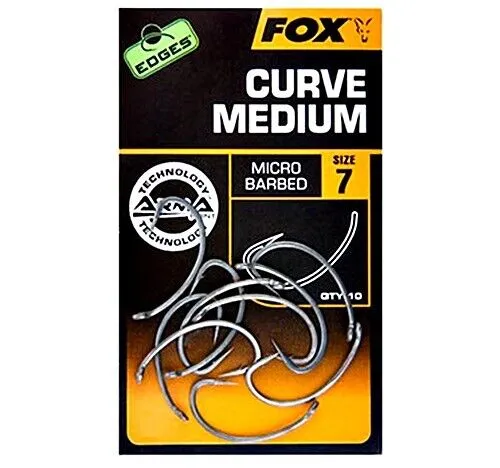 Fox Edges Arma Point Curve Medium 4 in schwarz von Fox