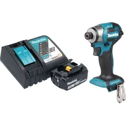 Makita DTD 173 RF1 Akku Schlagschrauber 18 V - Schlagschrauber mit 180 Nm Drehmoment, kompakt und leistungsstark – ideal für Heimwerker und Profis. Inklusive 3 Ah Akku und Ladegerät.