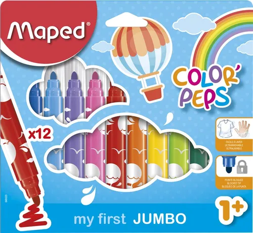 Maped my first Fasermaler COLOR'PEPS JUMBO 12er Kartonetui