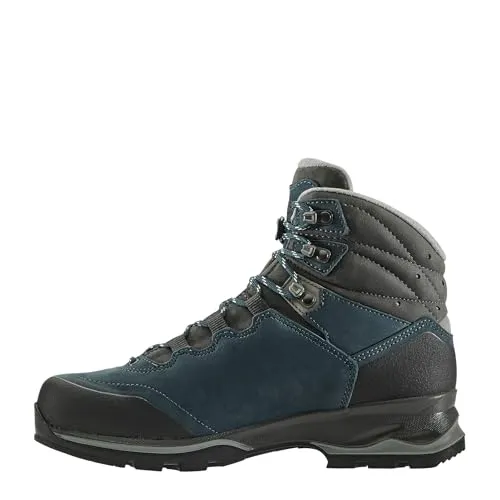Lowa Lady Light GTX Damen Trekkingstiefel (Navy/Rauchblau), 40 EU - Wanderschuhe mit strapazierfähigem Nubukleder und wasserdichtem GoreTex für trockene Füße. Das X-Lacing Schnürsystem sorgt für eine individuelle Passform und hohen Tragekomfort.