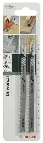 Bosch Accessories 2609256772 Stichsägeblatt U 345 XF Progressor for Wood and Metal 2St.