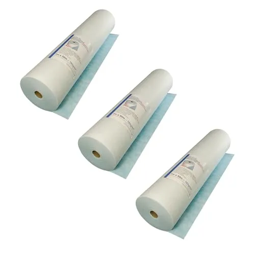 3x Handelskönig Schutzvlies selbstklebend 180 g/m² 100 cm x 50 m = 50 m² Malervlies Abdeckvlies Vlies Bodenschutz Treppenvlies Vlies Maler Teppich Bodenschutz