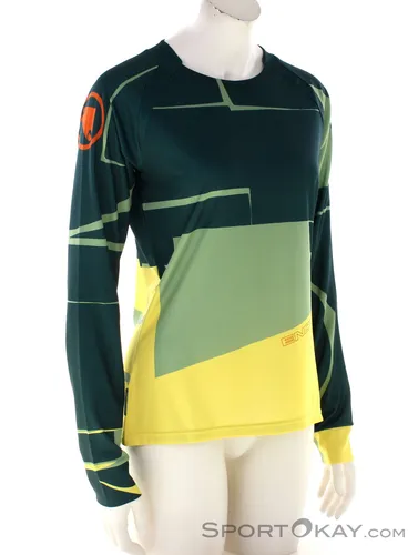 Endura MT500 Print LS Damen Bikeshirt-Mehrfarbig-XS