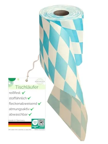 Sensalux Wiesn Tischläufer in blau von Sensalux