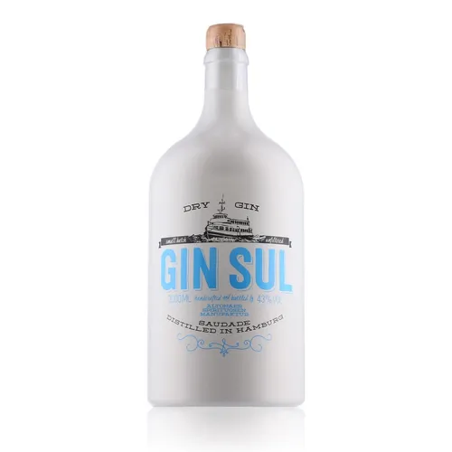 Gin Sul – 3l Distilled Dry Gin aus Hamburg, Doppelmagnum mit Ausgießer
