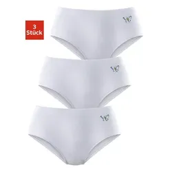 Formslip PETITE FLEUR, Damen, Gr. 36/38, weiß, Obermaterial: 90% Baumwolle, 10% Elasthan (LYCRA). Miedereinsatz: 90% Polyamid, 10% Elasthan, unifarben, eng, Unterhosen Formslip, Bodyforming Slip aus elastischer Baumwolle, Topseller