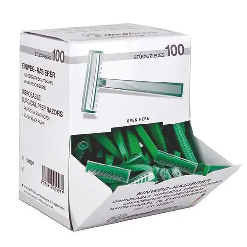 100er-Pack Gillette Einmal-Rasierer Dreifach-Klinge Wiederaufsetzbarer Schutz