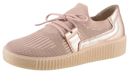 Gabor Slip-On Sneaker mit Best Fitting-Ausstattung - Sportlicher Plateausneaker in altrosa mit Gabor BEST FITTING für optimalen Komfort, ideal für den Alltag.