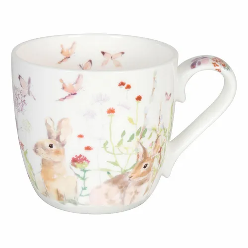Könitz Victoria Lowe Spring Bunnies Becher Tasse Kaffeebecher Teetasse 325 ml