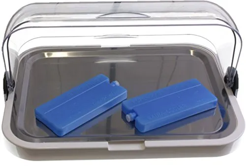 TAMLED Buffet Vitrine 4 teilig Rolltop-Haube