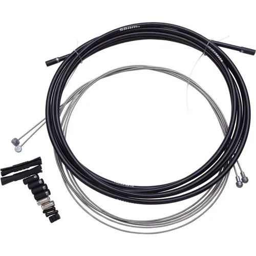 SRAM Bremszug Kit MTB 5 mm - Schwarz - Brems- und Schaltzüge für Mountainbikes, langlebig und wetterfest für optimale Performance auf jedem Terrain.