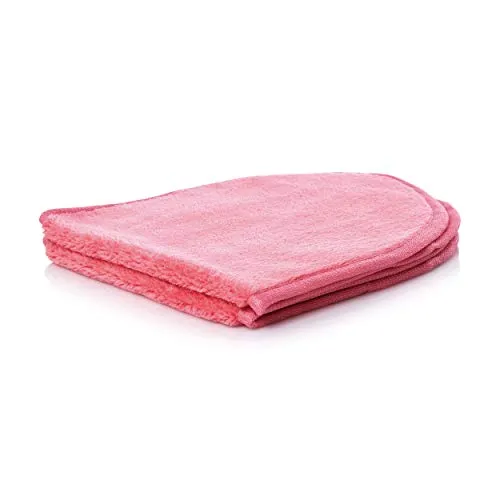2-er Set Make-Up Entferner Tuch | Mikrofaser Abschminktücher fürs Gesicht | Microfaser Gesichtsreinigungstuch ideal für sensible Haut | ÖKO-TEX 100 STANDARD | ca. 300 g/m² - 40 x 18 cm Pink