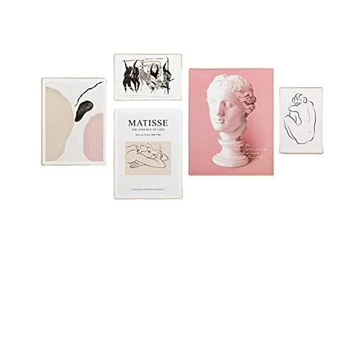 Visario gerahmtes Bilder Set 5 Teile MATISSE 4512 deutsche Marke und Lager. Fertig zum aufhängen, toller Schmuckrahmen alles inklusive !