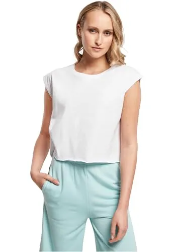 Urban Classics Ladies Organic Short Tee White XXL