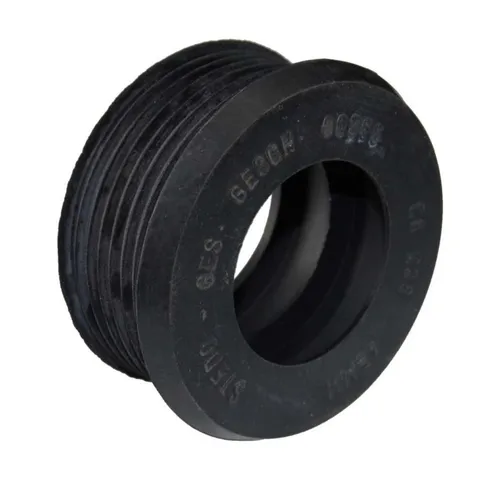 ASW Unterputz-Spülkasten WC-Spülrohrverbinder Gummi schwarz D=55mm für Spülrohr 38-45mm ohne Ro