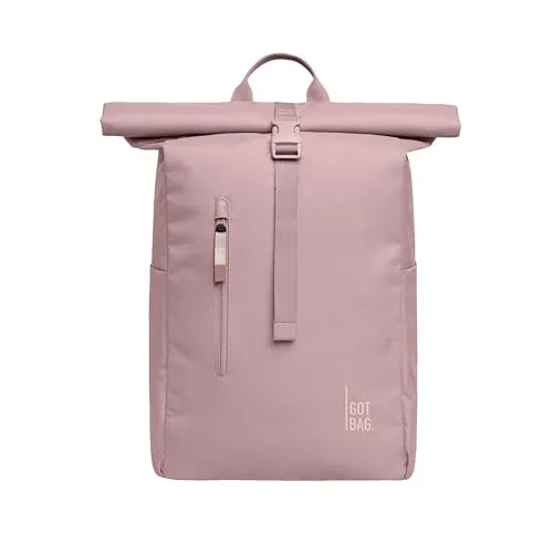 GOT BAG Rucksack Rolltop Easy aus Ocean Impact Plastic - Tagesrucksack aus recyceltem Ocean Impact Plastic, wasserabweisend und ideal für Alltag und Reisen mit 31 Liter Volumen und 16