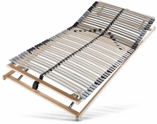 Beco Premium Lattenrost mit manuell verstellbarem Kopf- und Fußteil - Der hochwertige 7-Zonen Lattenrost mit 42 flexiblen Federleisten bietet optimalen Komfort und Anpassungsfähigkeit. Ideal für Doppelbetten, sorgt er für eine perfekte Druckverteilung und individuelle Liegehärte.