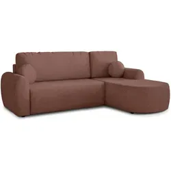 Ecksofa Jazz mit Schlaffunktion in pink von Sofnet
