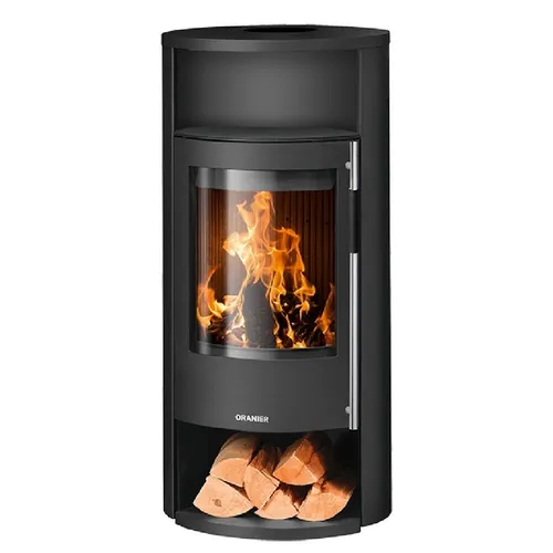 Oranier Kaminofen Polar Neo 4 - Stahl Schwarz 556411 - Eleganter Kaminofen mit automatischer Regelung für effiziente Wärme. Hohe Flexibilität durch verschiedene Verkleidungen und große Ascheschublade für einfachen Komfort. Ideal für gemütliche Abende.