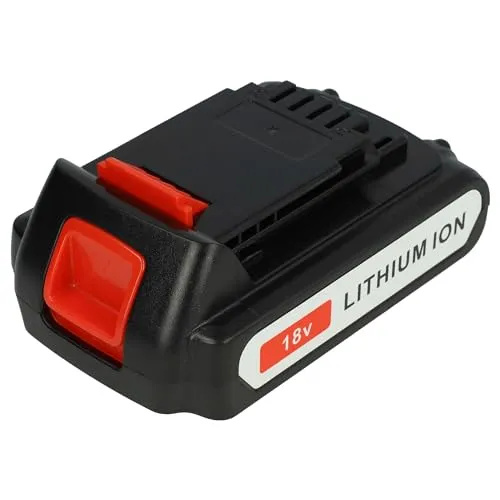 vhbw Akku kompatibel mit Black & Decker BL188K, EGBHP, EGBL, EPL, GKC1000L, GKC1817L Elektrowerkzeug (1500mAh Li-Ion 18 V)