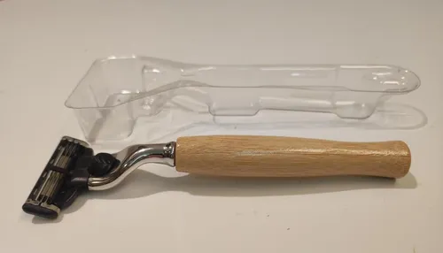 Gillette Mach 3  Rasierklinge , neu , 1 st. mit Bambusholzgriff  , keine OVP