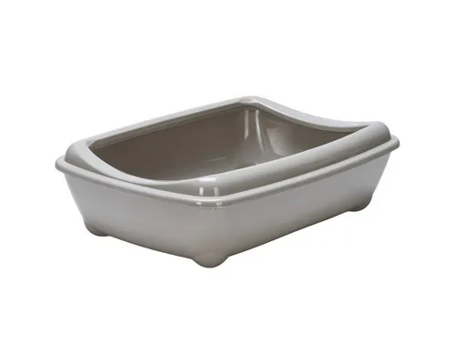 Karlie Katzentoilette Katzentoilette mit Rand Arist-O-Cat grau