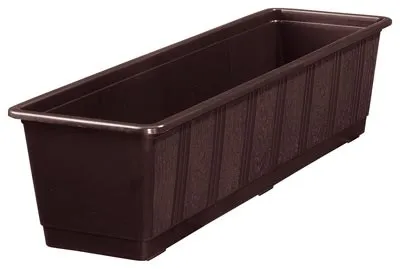 Blumenkasten Standard 60 cm braun in gold von Geli