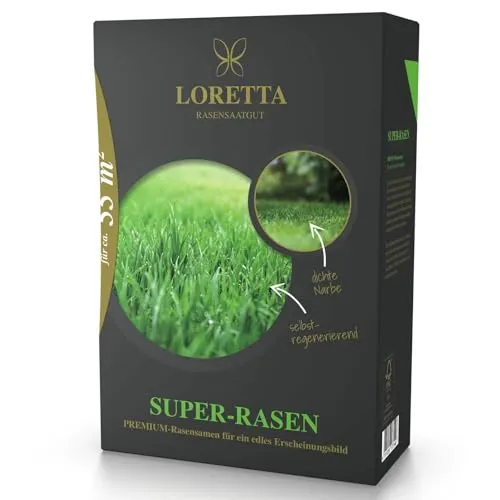 Loretta Super Rasen Premiumrasensaat 1,1kg für ca 55m²