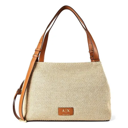 Armani Exchange Alice Schultertasche 38 cm - Braun - Stylische Schultertasche von Armani Exchange, 38 cm groß, ideal für den täglichen Gebrauch und perfekt für jedes Outfit.