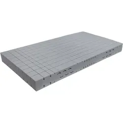 Orthopädische 7 Zonen Kaltschaummatratze Sleep-Line-Classic - Härte H2 - Matratze 80x200 cm mit 7 Zonen für optimalen Schlafkomfort. Ergonomisches Liegen dank 3D-Würfelschnitt für ideales Einsinken im Schulterbereich und hervorragende Stütze der Wirbelsäule.