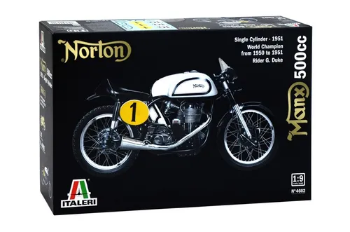 Norton Manx 500 G. Duke Motorrad 1:9 Modellbausatz von Italeri