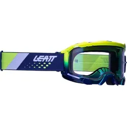 Leatt Velocity 4.5 Iriz Dots Motocross Brille, gelb für Männer - Sportbrillen mit kugelsicherer 170° WideVision Mirror Scheibe und permanenter Anti-Beschlag-Funktion – ideal für optimale Sicht und Komfort beim Motocross.