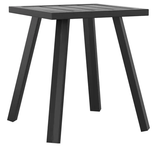 Gartentisch Anthrazit 34x34x38 cm aus Stahl - Stylischer Gartentisch in Anthrazit, ideal für kleine Balkone oder Gärten. Robuste Stahlkonstruktion für langlebige Nutzung im Freien.