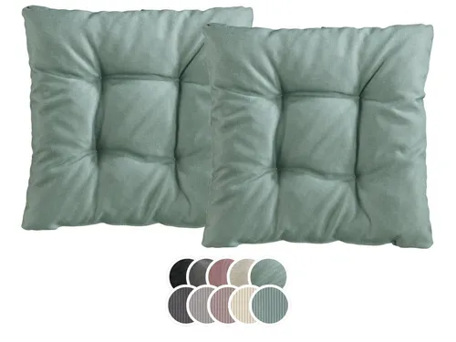 XDREAM Stuhlkissen Sitzkissen Set (2er & 4er) für Stühle und Bänke, robuste Polsterauflage für indoor und outdoor, 38x38x6 cm