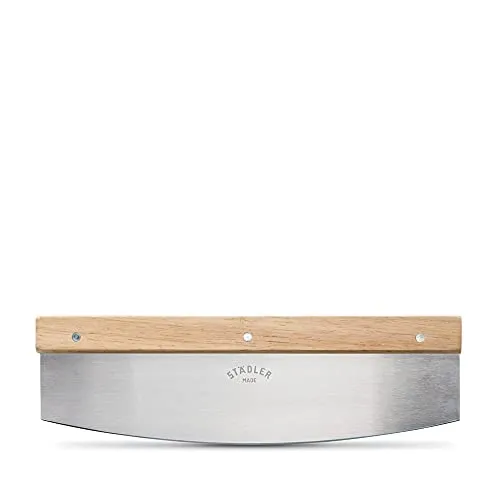 Städler Made Pizza Messer Wiegemesser Stahl Pizzaschneider