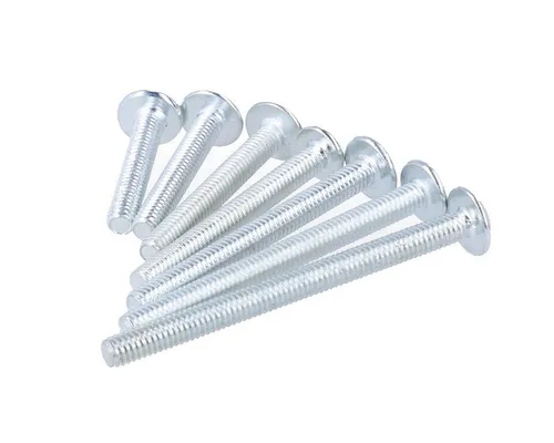 MS Beschläge Türbeschlag Möbelschraube M4 Vollgewinde Befestigungsschraube (10 St)