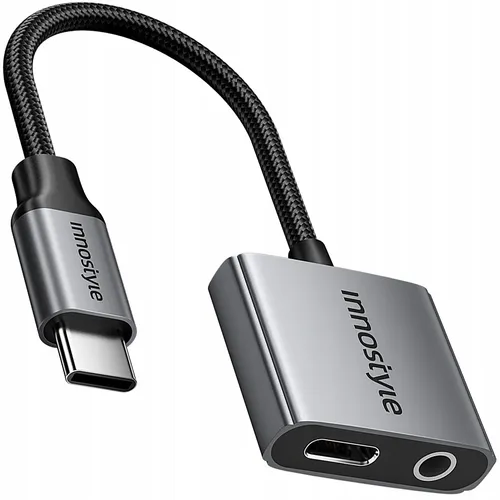 INNOSTYLE USB-C Mini-Klinkenstecker 3,5-mm-Adapter AUX-Kabel für Samsung DAC