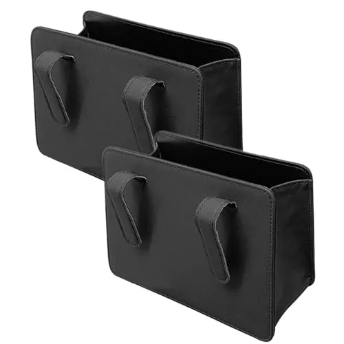 DHSBGWSX 2 Stück Auto Mülleimer, Organizer, Sitz Lagerung Box, Stamm Organizer, Multi-Funktion Box