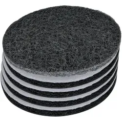 2W Schleifvlies Scheibe d150mm mit Klettverschluss Grau