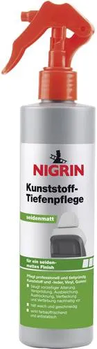 Nigrin Kunststoffpflege Kunststoff-Tiefenpflege, 74036, seidenmatt, innen und außen, 300ml