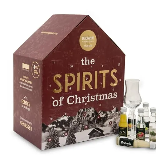 Dolomiti Adventskalender Schnaps & Likör 2025 von DOLOMITI ALPENFEINKOST