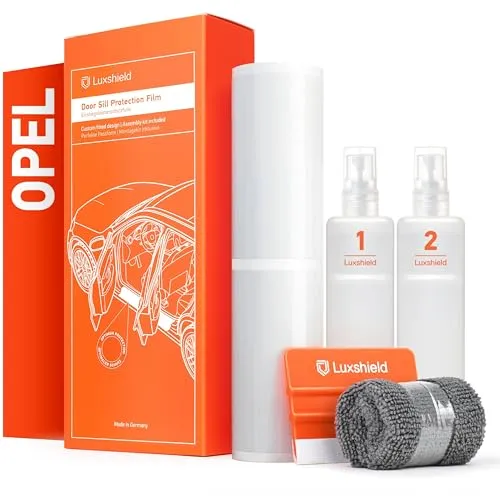 Luxshield Auto Einstiegsleisten Schutz für Opel Astra Schrägheck K B16 I 2015-2021 - Schutzfolie Autotür Zubehör Zierleisten Lackschutzfolie Transparent