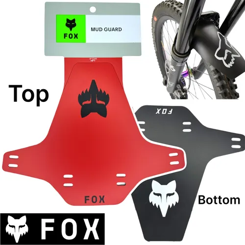 Fox Mud Guard Fahrrad MTB Ebike Dirt Schutzblech Gabel Matsch Fender  Rot