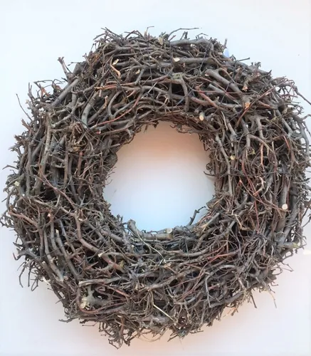 Türkranz aus Bonsai-Holz, Tischkranz, Osterkranz, groß 30, 45 oder 60 cm