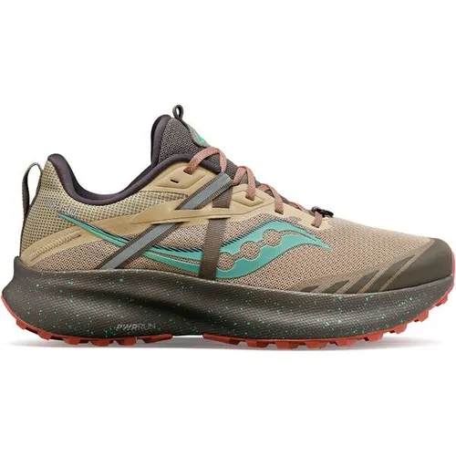 Saucony Ride 15 Trail Damen Schuhe 40,5 - Trail Neutral Laufschuhe mit weicher PWRRUN-Dämpfung für maximalen Komfort und PWRTRAC-Außensohle für hervorragende Traktion auf unebenem Terrain.